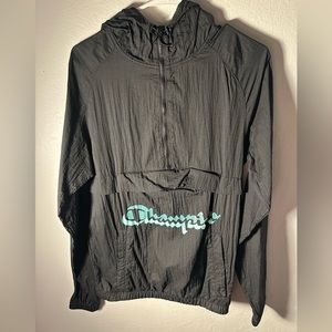 Mens Black Champions Anorak Jacket (Size S)